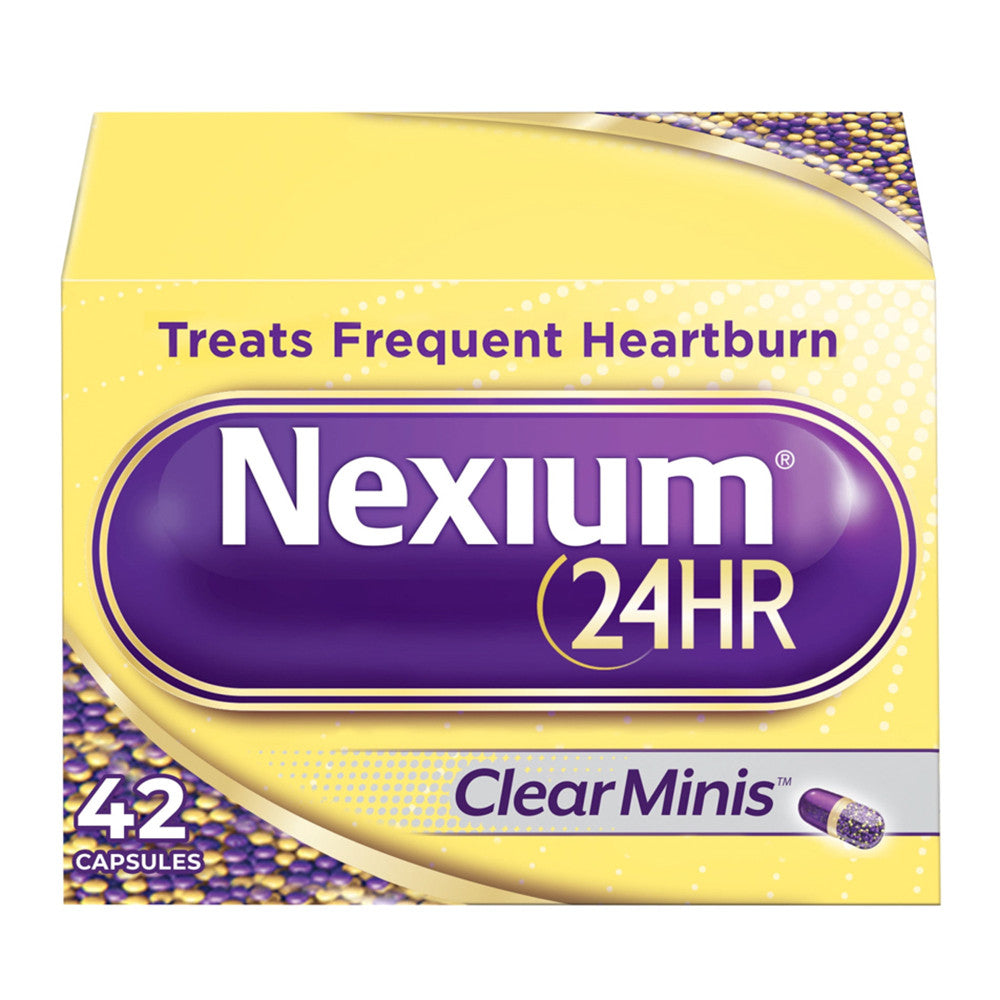 Nexium 24 Hours ClearMinis Capsules For Heart Burn Relief, 42 Ea